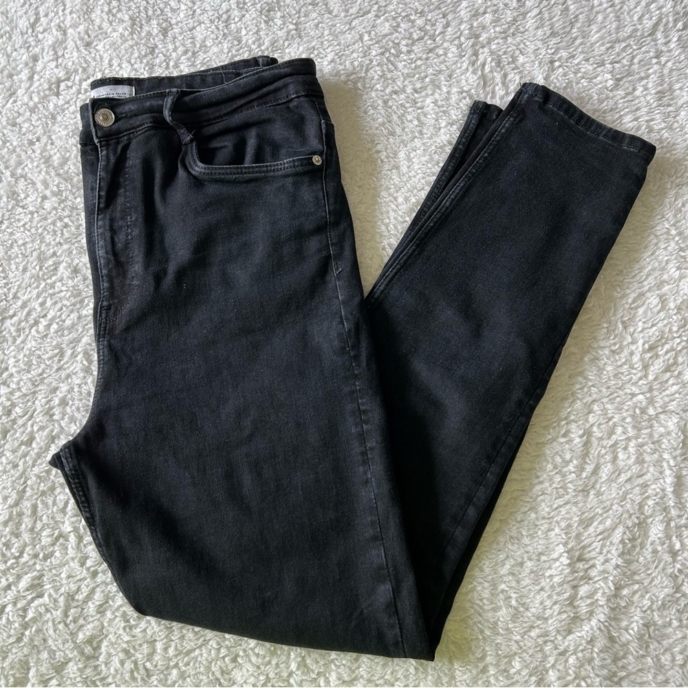 Zara Black Skinny Jeans Size 12